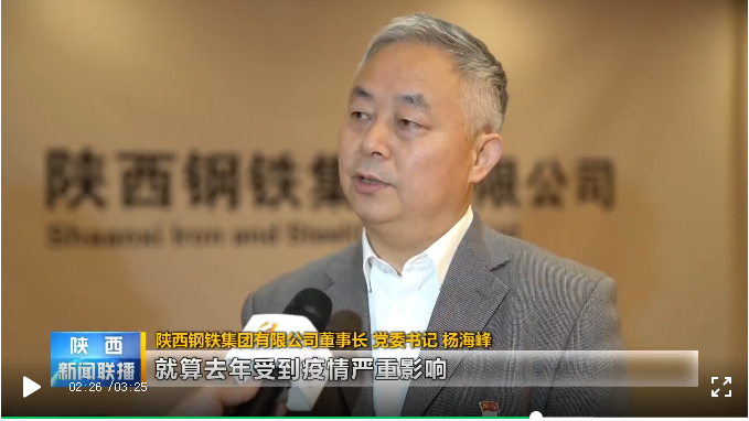 楊海峰接受陜西電視臺(tái)采訪