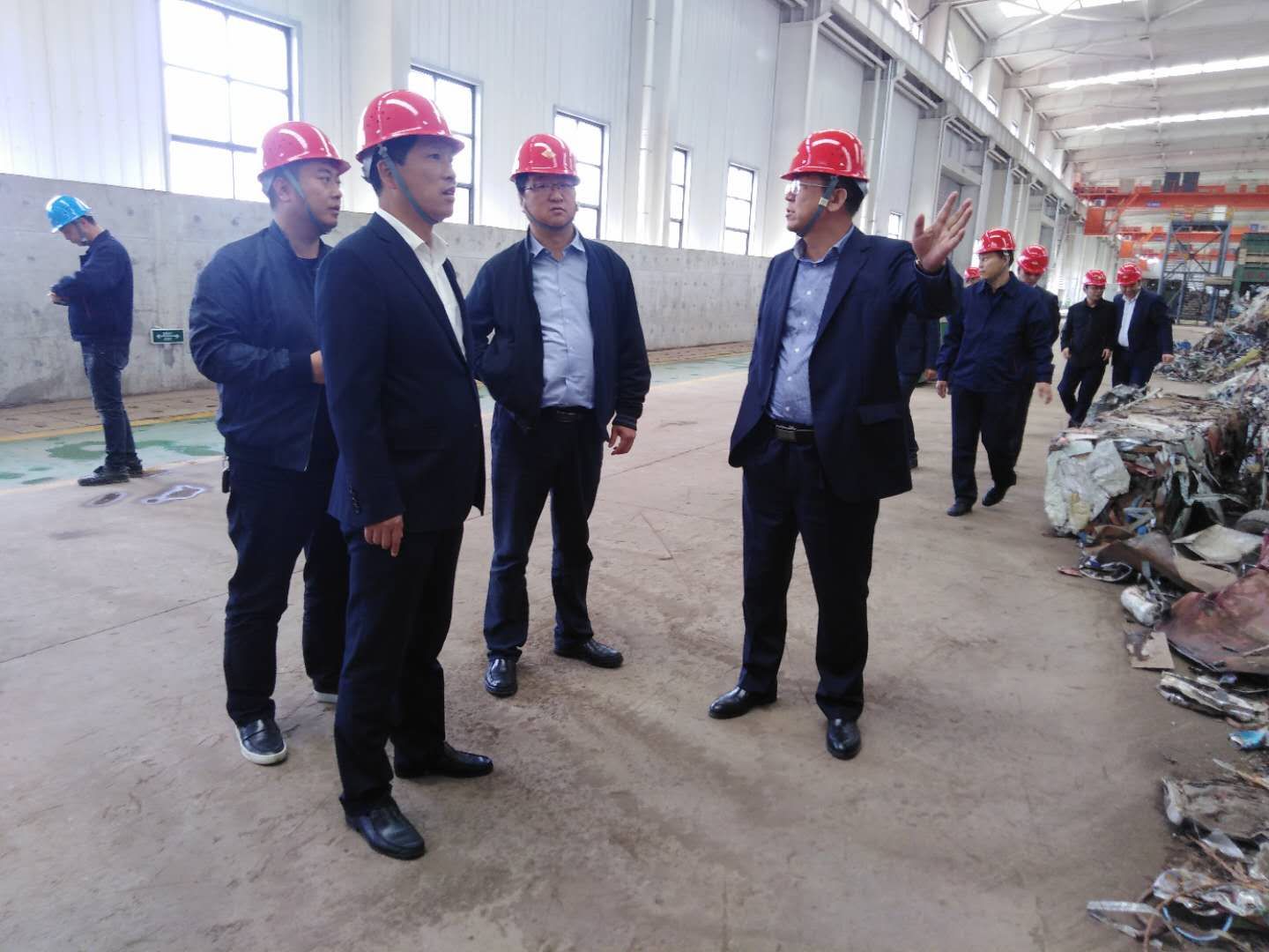 唐鑫到寶軋公司漢中分公司調研安全工作 唐鑫到寶軋公司漢中分公司調研安全工作