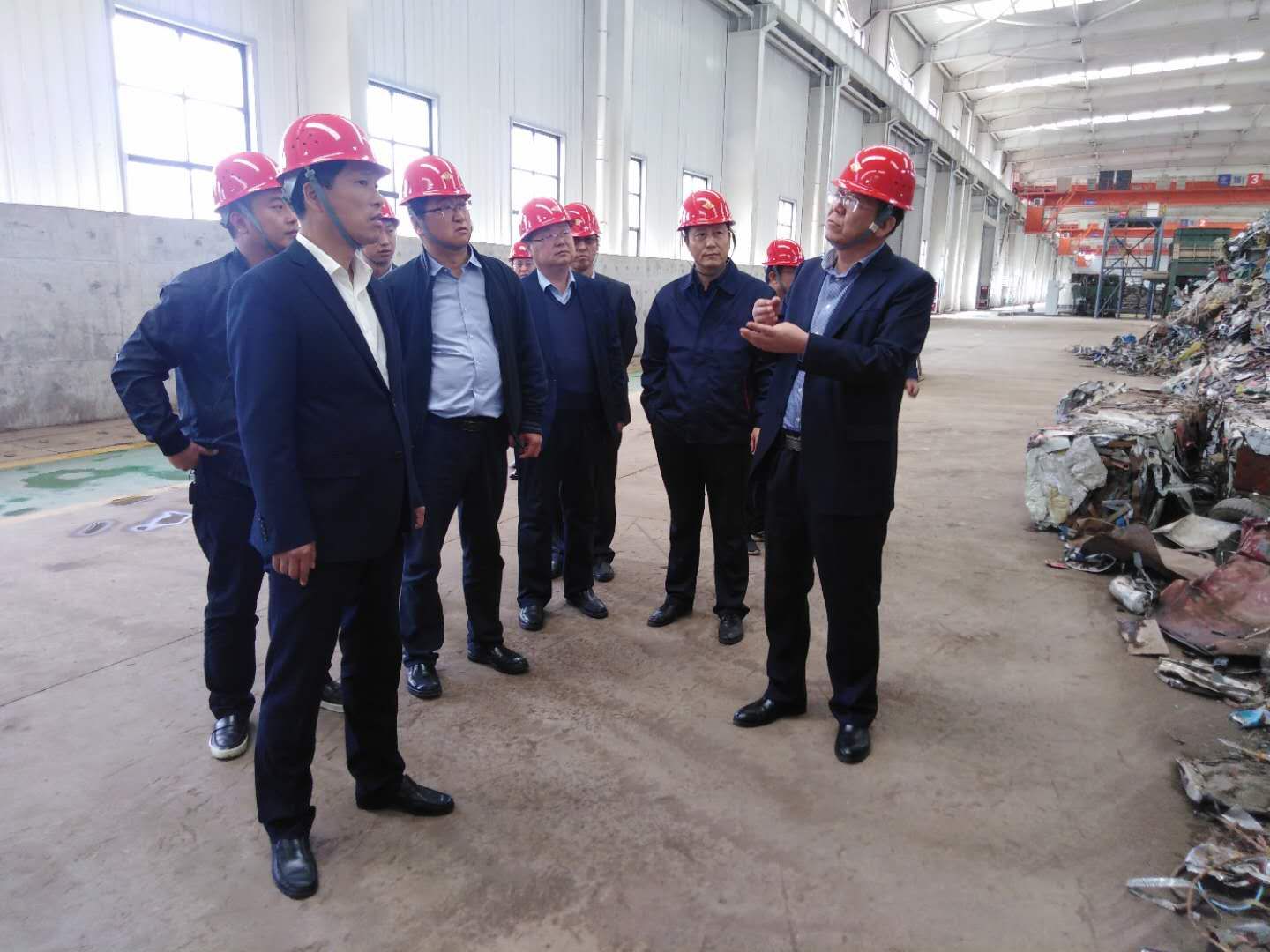 唐鑫到寶軋公司漢中分公司調研安全工作 唐鑫到寶軋公司漢中分公司調研安全工作