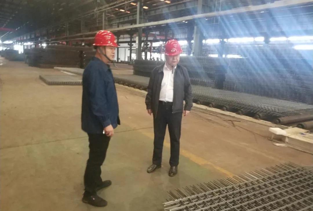 陳輝到禹宏置業(yè)公司、鋼加公司韓城加工基地檢查指導(dǎo)工作